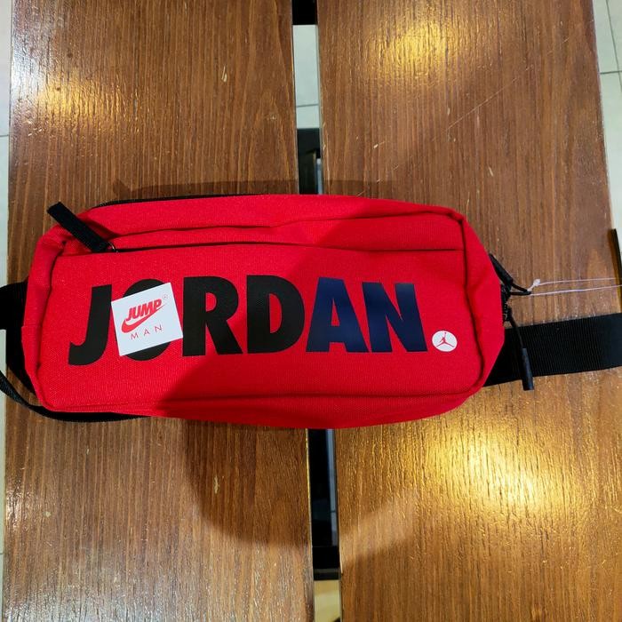 nike air jordan waist bag red