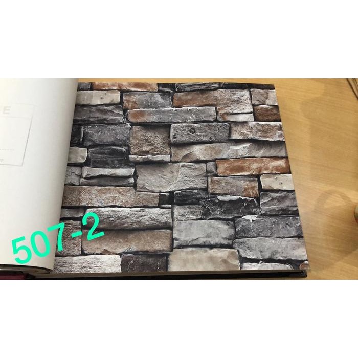 Wallpaper Dinding Batu Bata 3D