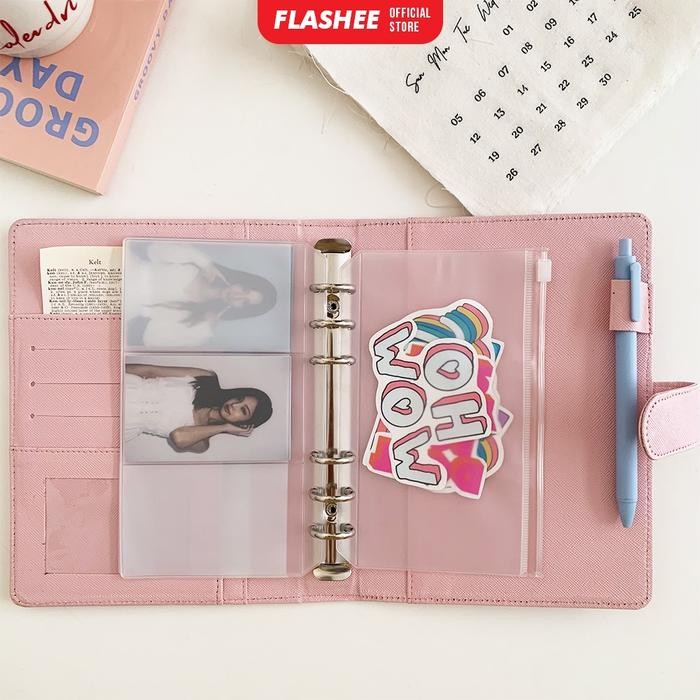 

binder polos eksklusif a6 binder agenda ukuran a6 6 ring warna maroon kode 810