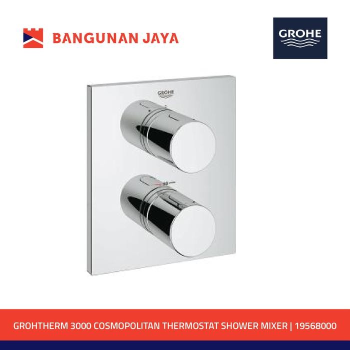 TERLARIS!!! GROHE GROHTHERM 3000 COSMOPOLITAN THERMOSTATIC SHOWER MIXER KERAN SHOWER TANAM DINDING