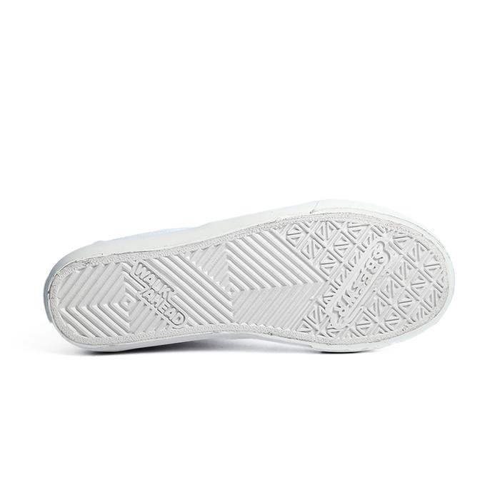 Saint Barkley - Vintage Slip On Triple White - Sepatu Sneakers Casual Pria Wanita