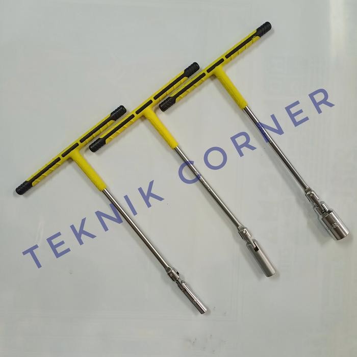 Ready LIPPRO kunci sock T flexible gagang karet lipro 10 / 12 / 18