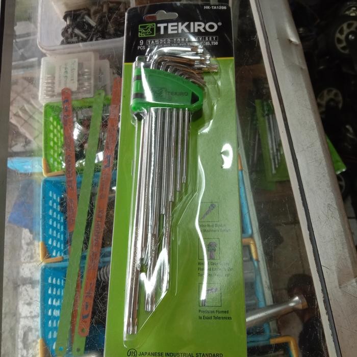 Ready kunci l bintang set lubang 9 pcs HK-TA1206