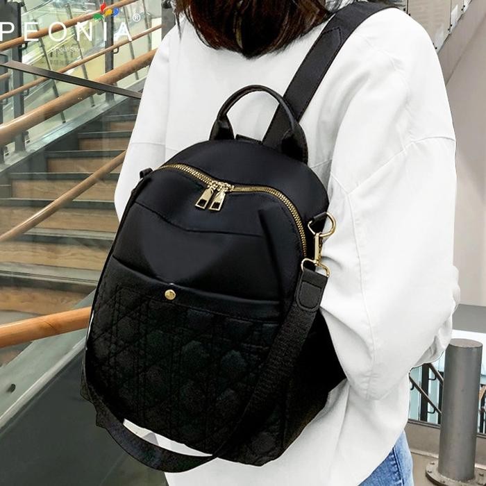 Elizabeth'S Bags - Jisoo Water Resistant Ransel Korea Tas Wanita Punggung Kantor Kerja Sekolah