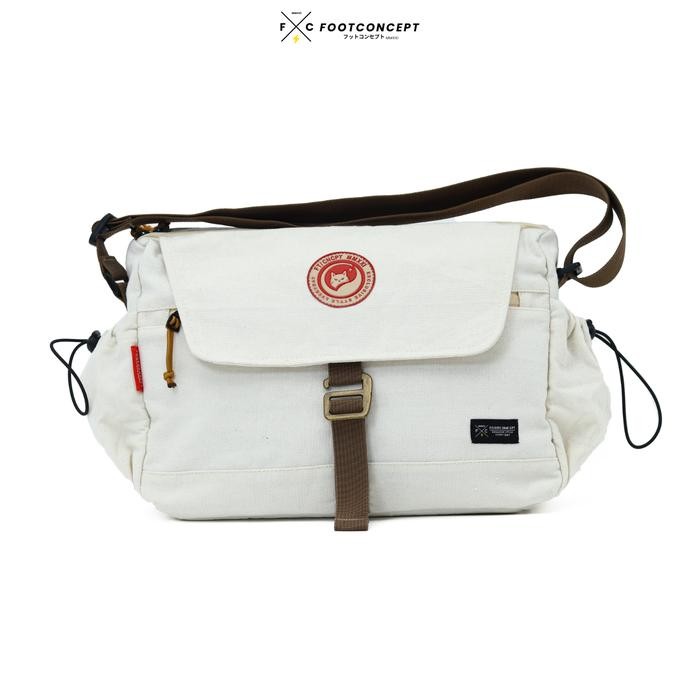 

FU308 FOOTCONCEPT Tas Selempang Kanvas Unisex Pria Wanita Kerja Laptop Kuliah HydroVas Army Series