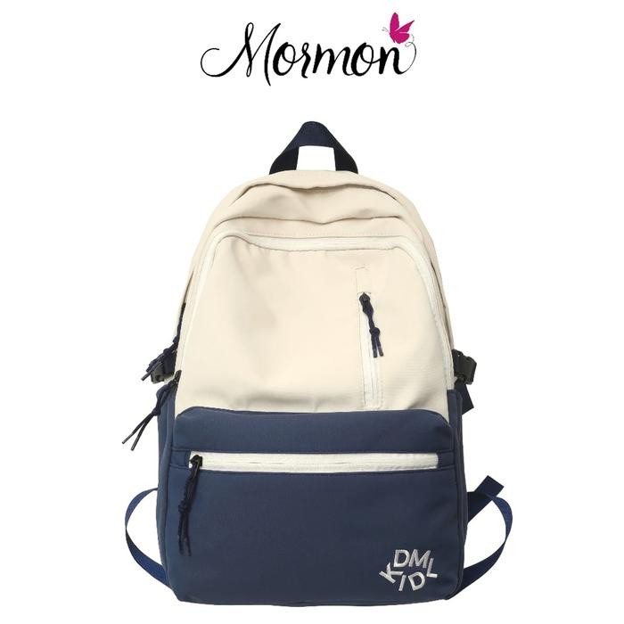 

HC907 Mormon Bag FARADILA Tas Ransel Sekolah Kanvas Pria Wanita Backpack Hitam backpack sekolah