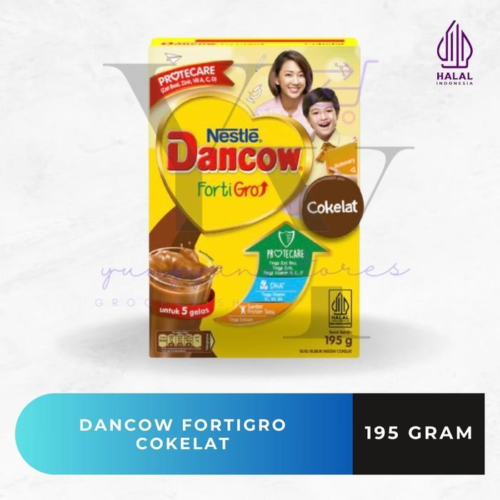 

Dancow Fortigro Cokelat Susu Bubuk Anak 195 Gram