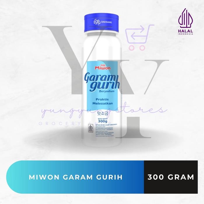 

[Botol] Miwon Garam Gurih Beryodium Mamasuka 300 Gram