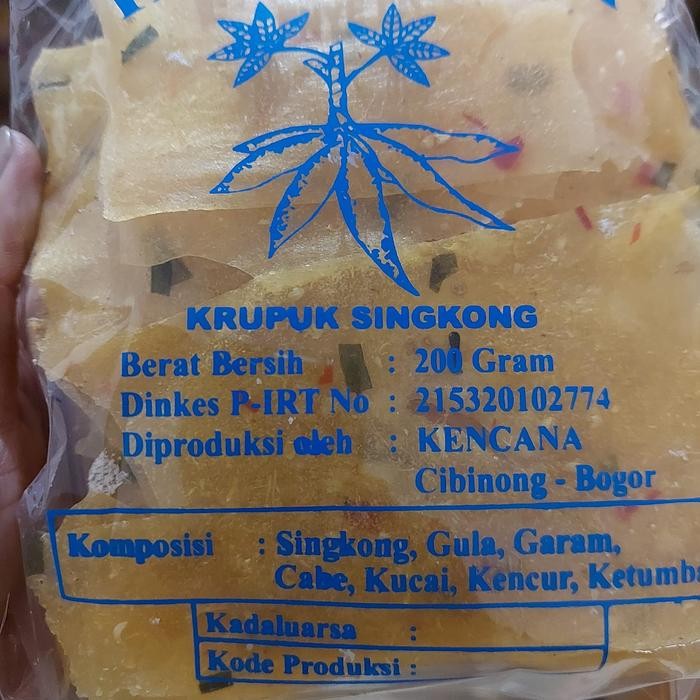 

Kerupuk Singkong / Enye Enye Kencana 200 Gram