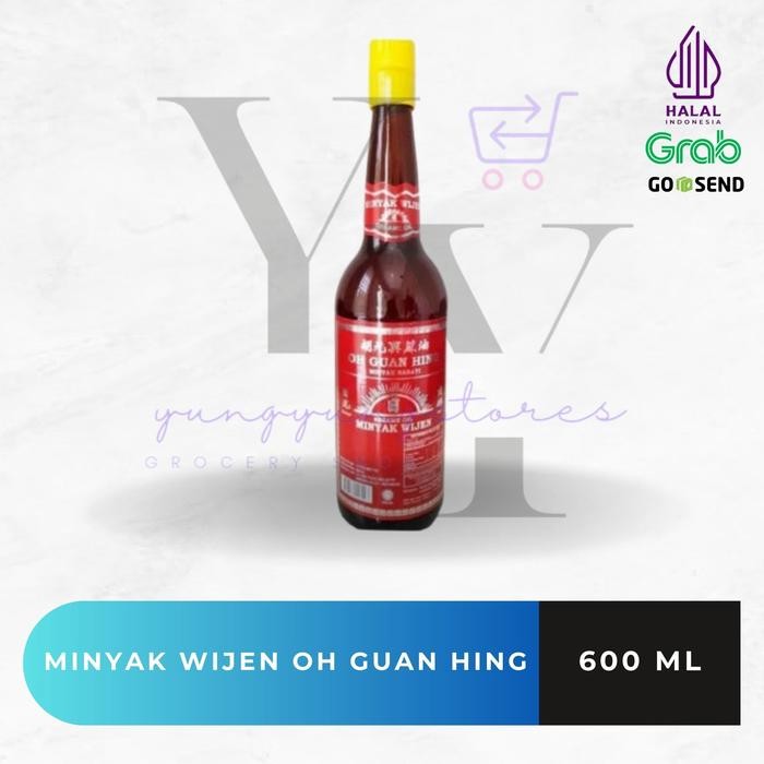 

1 Dus Isi 24 Botol Minyak Wijen Matahari / Sesame Oil Oh Guan Hing 600 Ml