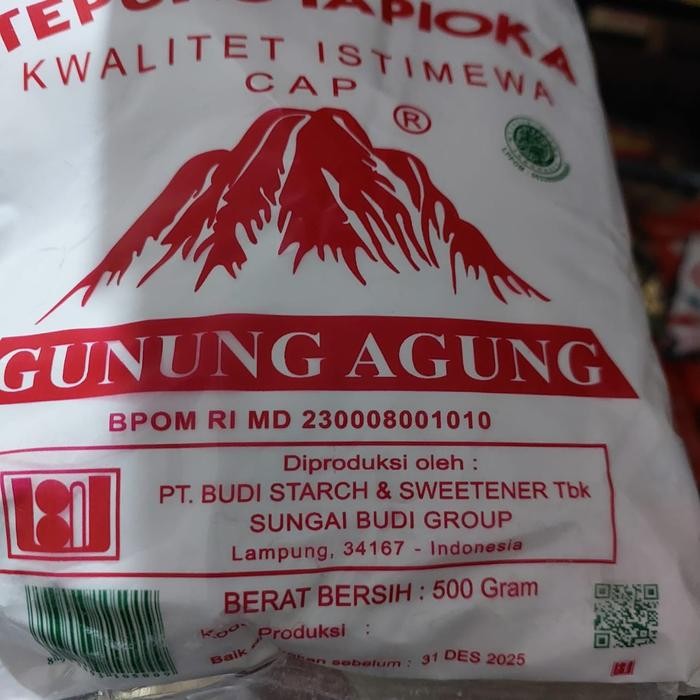 

Tepung Tapioka / Sagu Cap Gunung Agung 500 Gram