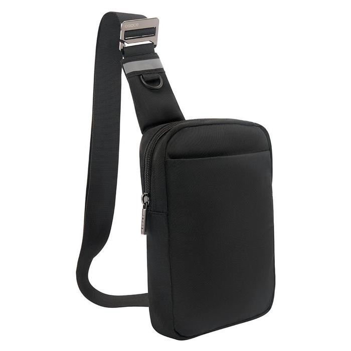 

CN634 Tas Selempang Anti Maling RFID Blocker OSOCE Hitam Simpel t Ringan Slingbag Pria Canvas