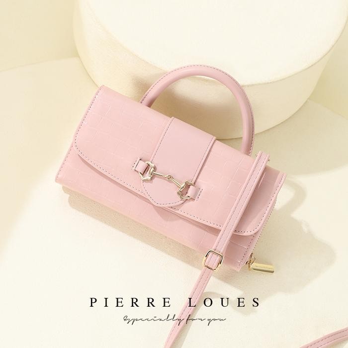 

SP374 Tas Selempang Wanita Kulit PU PIERRE LOUES Elena Bag MURAH