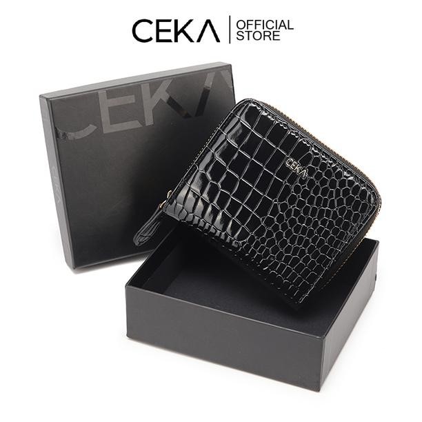 Elizabeth'S Bags - Dompet Wanita Croco Printed Short Wallet - Ariane Short Wallet