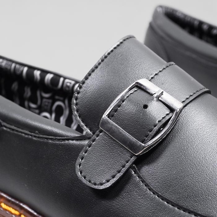 Sepatu Formal Unisex Casual Pantofel Slip on Prodigo Belida Hitam