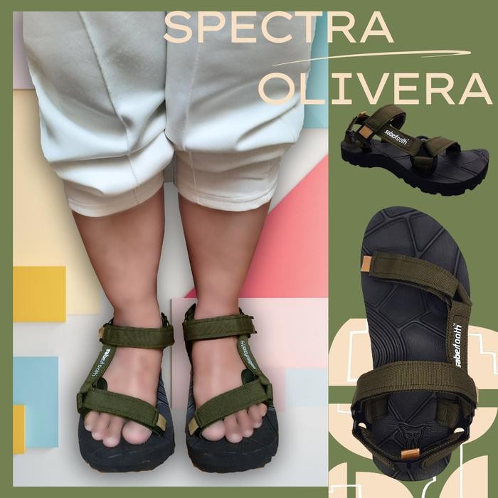 SABERTOOTH Sandal Gunung Pria Wanita Traventure Spectra Olivera Sendal Kasual