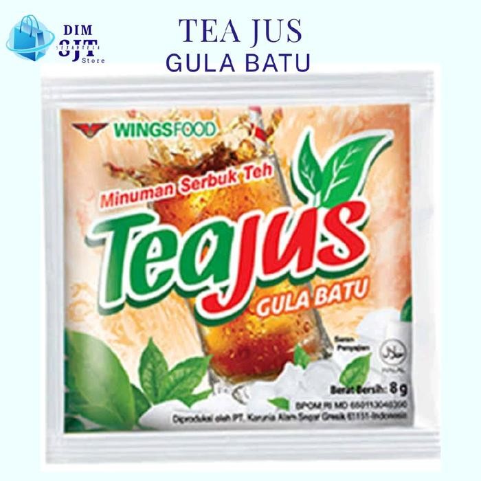 

Vanilla.storee Wingsfood Tea Jus Gula Batu Minuman Serbuk Teh Sachet Per Dus @6pak 60sachet Berat