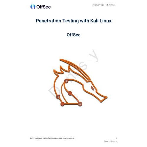 

SALE !!! BUKU PENETRATION TESTING WITH KALI LINUX - PEN-200 2023 OFFENSIVE SECU READYY
