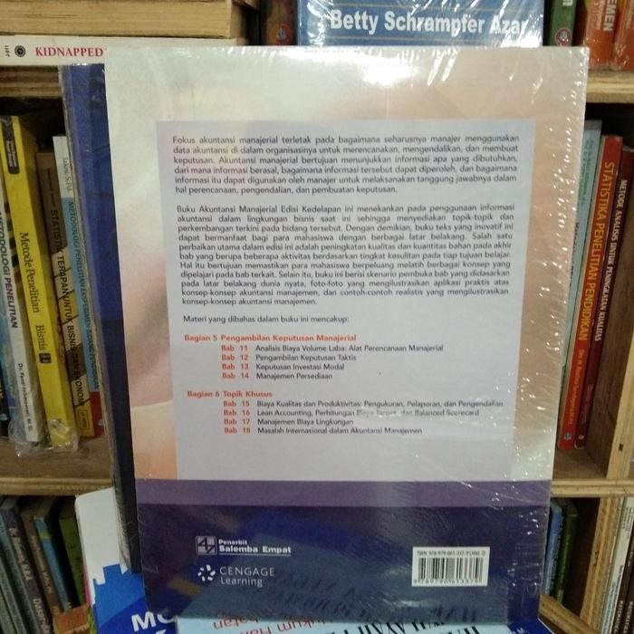 

SALE !!! AKUNTANSI MANAJERIAL HANSEN DAN MOWEN EDISI 8 BUKU 2 READYY