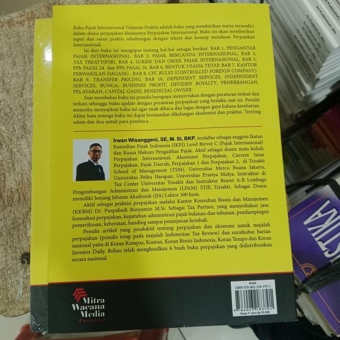 

SALE !!! PAJAK INTERNASIONAL TINJAUAN PRAKTIS - IRWAN WISANGGENI READYY