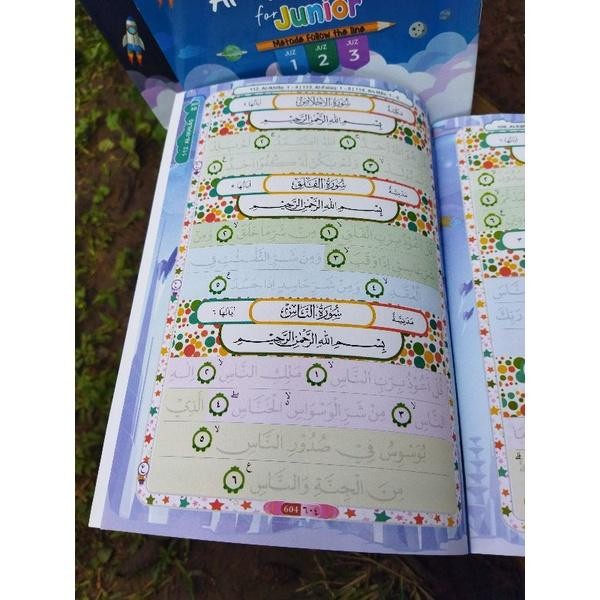 

SALE !!! AL-QURAN TULIS FOR JUNIOR PLUS 5 BLOK PANDUAN HAFALAN METODE FOLLOW THE LINE PENERBIT