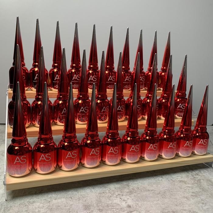 Rak Kutek Acrylic Kayu Tingkat Rak Storage