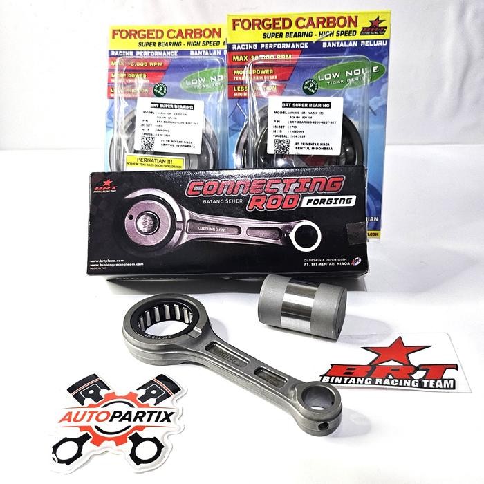 Conrod Stang Seher Forged + Bearing Kruk As Brt Mio Karbu Mio Old New Sporty Smile Karburator Super