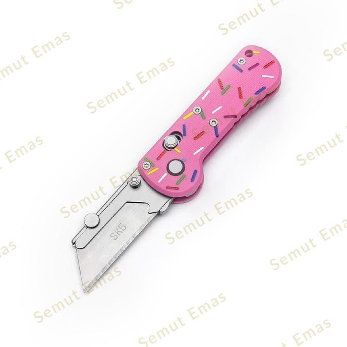 Folding Utility Cutter EDC Knife with bar Lock SMK-03 *