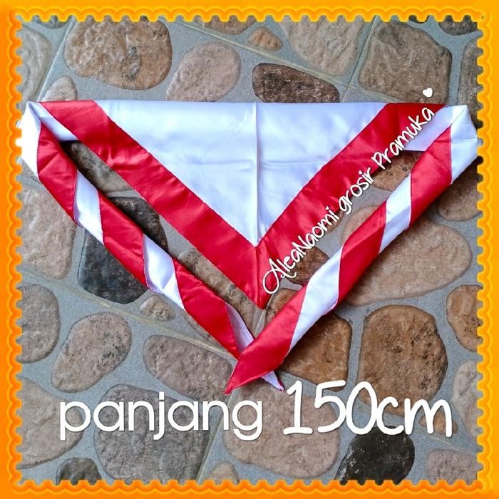 panjang 150cm Hasduk Pramuka satin Kacu satin hasduk satin SMA penegak *