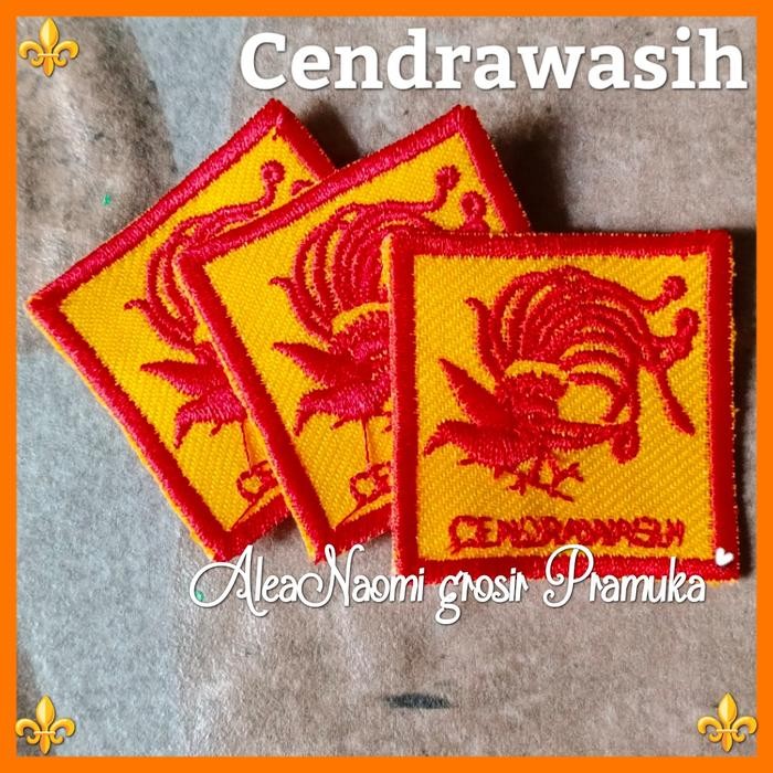 tanda regu pramuka bordir cendrawasih berkwalitas *