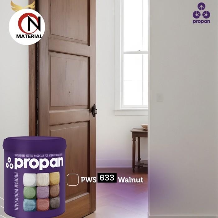 Cat Propan Woodstain PWS 633 Water Based Gloss / Satin Walnut