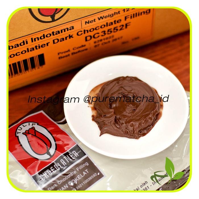 

Tulip Dark Chocolate Cokelat Pasta Coklat Isian Cokelat Bahan Kue 500g