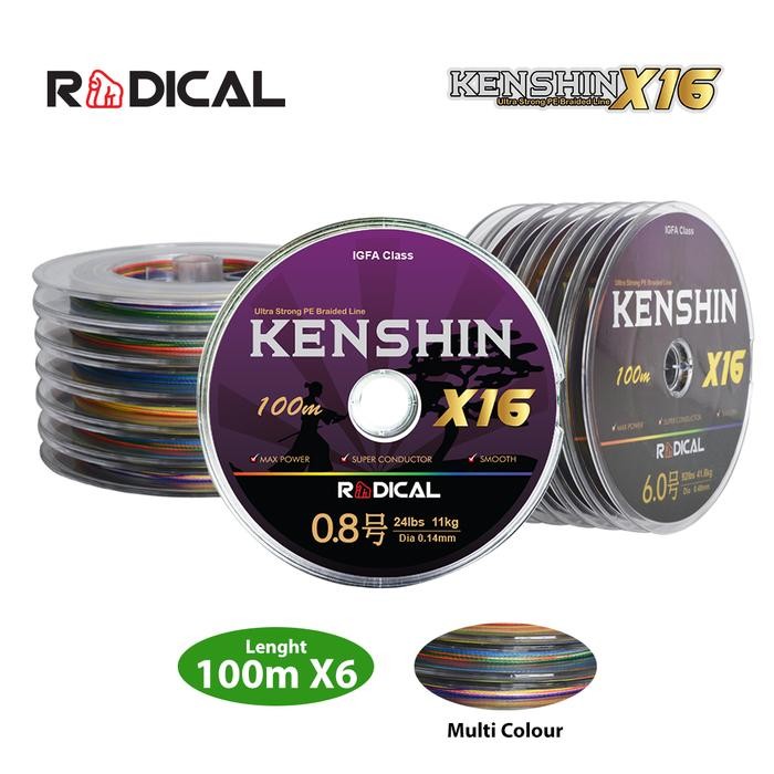 RADICAL Senar Pe KENSHIN X16 CONNECTING Pe Braided