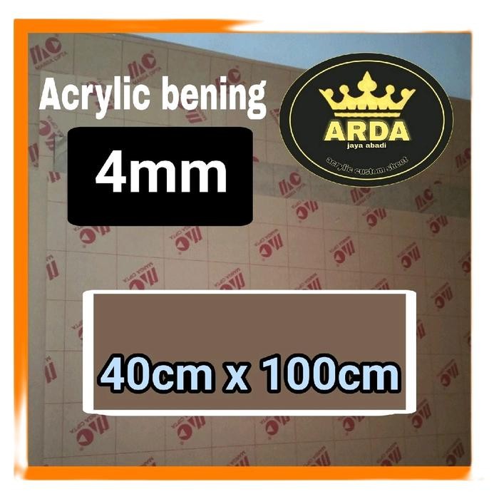 

Akrilik 4mm bening 40 x 100 Akrilik lembaran Acrylic clear akrilik termurah Paper Stationery