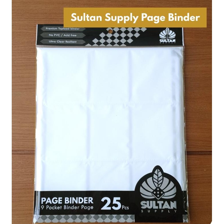 

Sultan Page Binder A4 9P (9 Pocket Isi 25) Clear