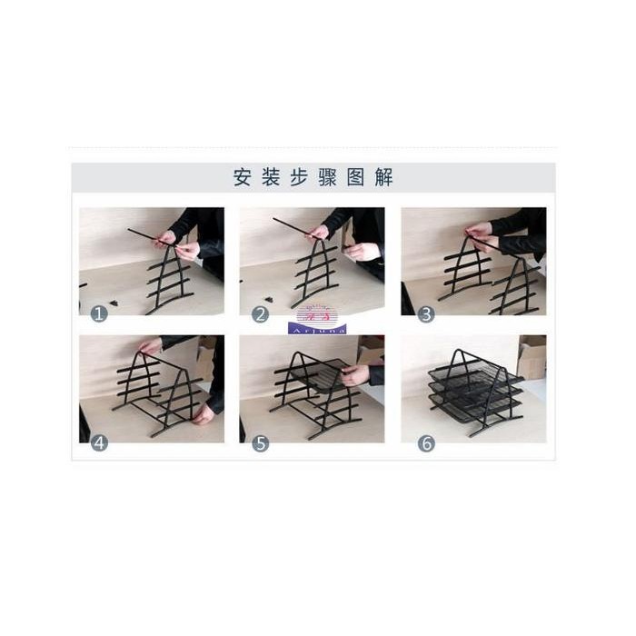 

Rak Susun/Tray Besi Susun Bagus/ Desk Organizer