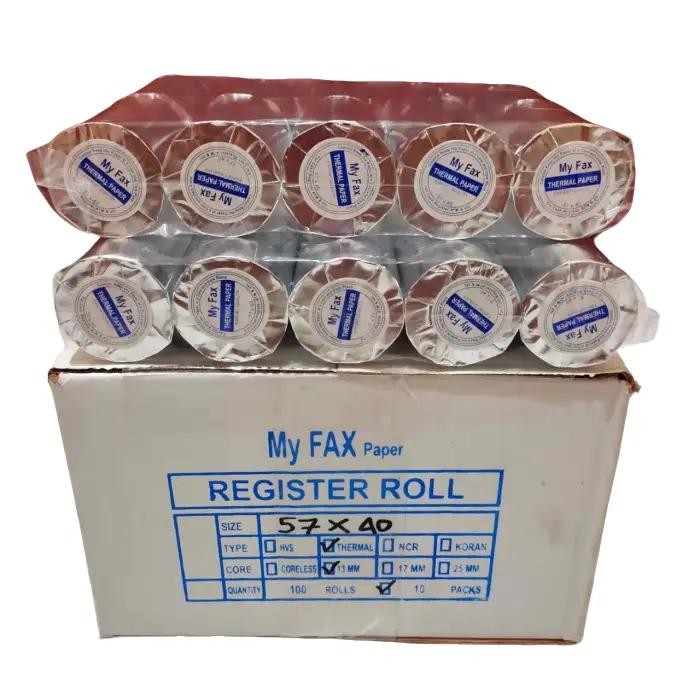 

Kertas Thermal 57x40 Struk Edc, paket 1000roll