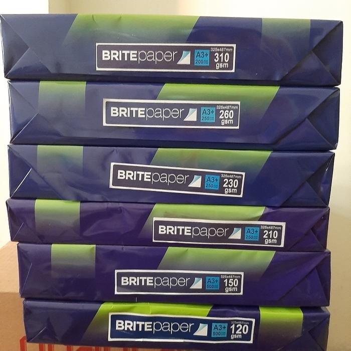 

Britepaper ArtPaper ArtCartoon A3+ 120gsm-310gsm (KHUSUS GOJEK)
