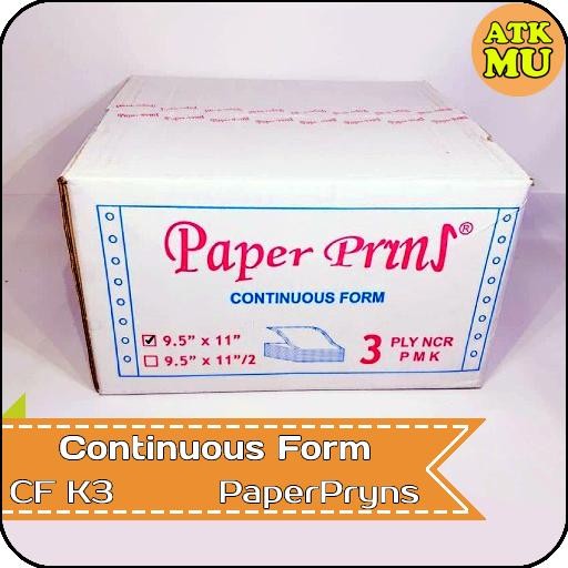 

Kertas Continuous Form 9,5" x 11" 3 PLY NCR K3 PaperPryns