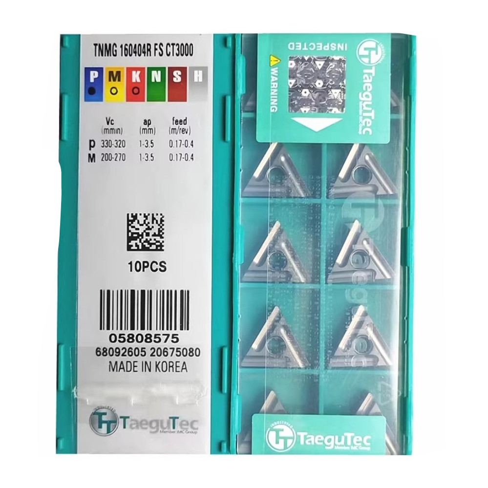 TaeguTec insert TNMG160404R-FSTNMG160408R-FS CT3000 Ceramics Turning insert External Turning Tool