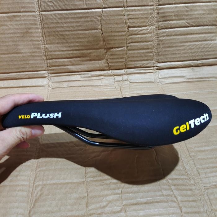 Shiimano United - Sadel Sepeda Mtb Touring Dan Lipat Merk Velo Plush Gel Tech Seri 4254