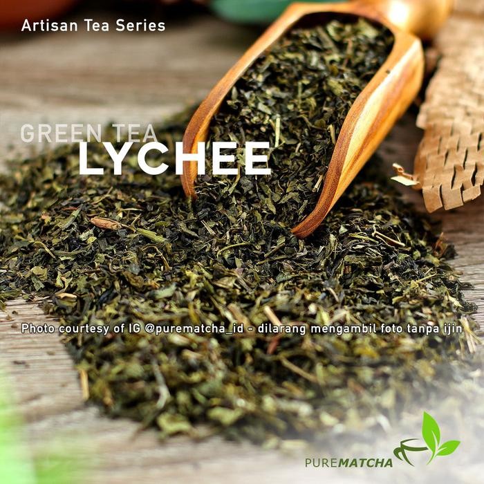

Artisan Tea Cafe - Green Tea Lychee 1kg Teh Hijau Rasa Leci Enak Wangi