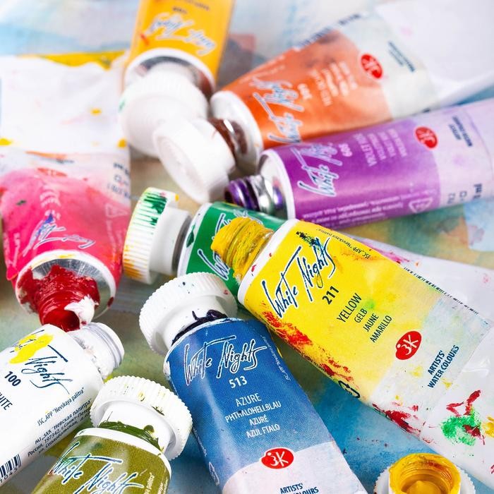 

Nevskaya White Nights Artist Watercolor Tubes 10Ml Series A
