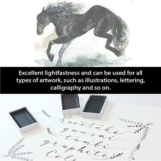 

Mc20Gr/6V Kuretake Gansai Tambi Graphite Colors