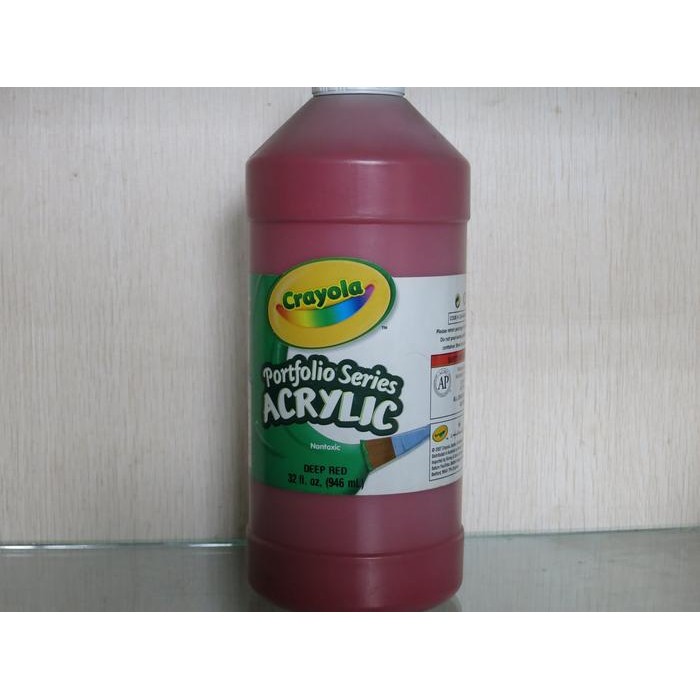 

Crayola Portfolio Series Acrylic Paint Deep Red 946 Ml