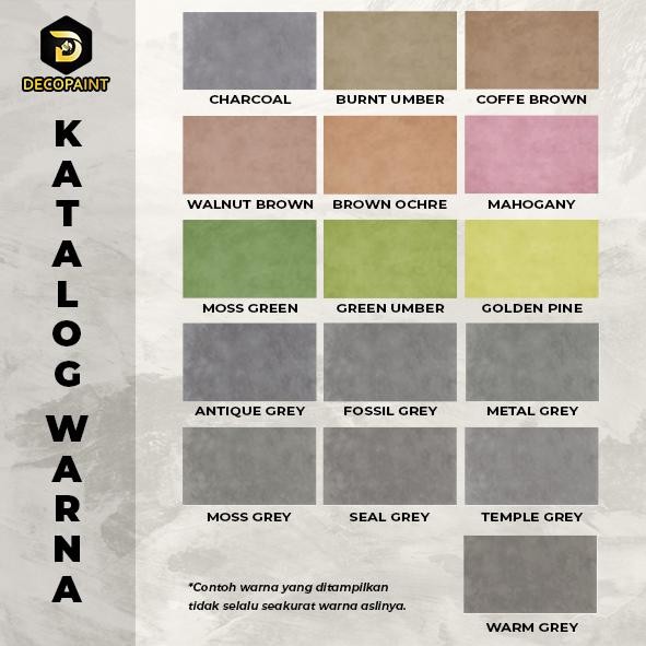 

Cat Pewarna Dekoratif Deco Color Antique Grey