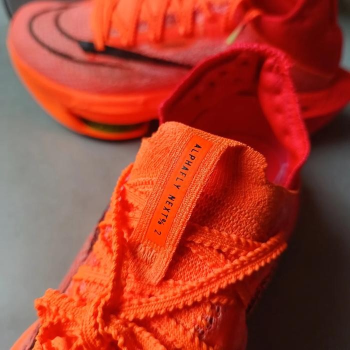 Nike Air Zoom Alphafly Next% 2 Total Orange Terbaru Best Quality 100% Original