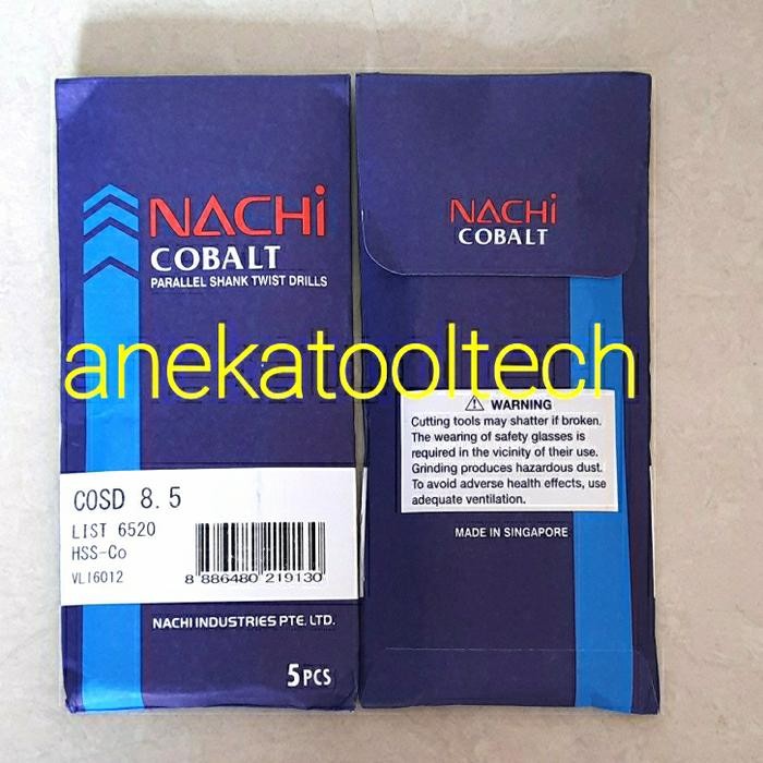 Nachi Hss-Co Mata Bor M8,5 Mata Bor Nachi 8,5Mm Cobalt