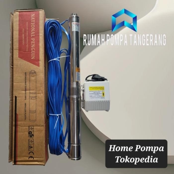 ready Pompa Satelit 0.5Hp 3" Kabel 40 Meter NATIONAL 3SDM2.5/11