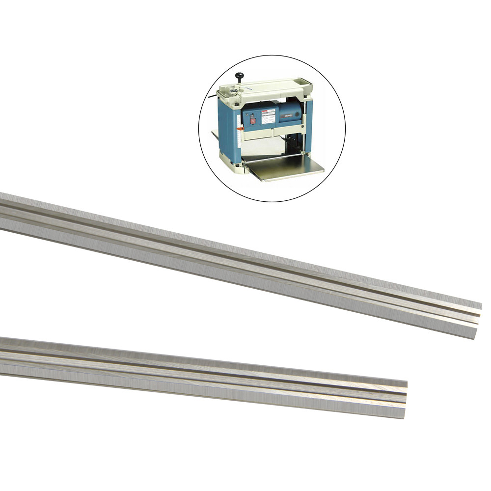 12" 306mm HSS M2 Thickness Planer Blade 306x8x2mm Wood Thicknesser Knife for Makita 2012 2012NB